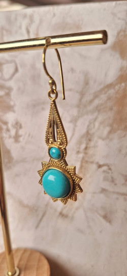 ANA dorados, pendientes