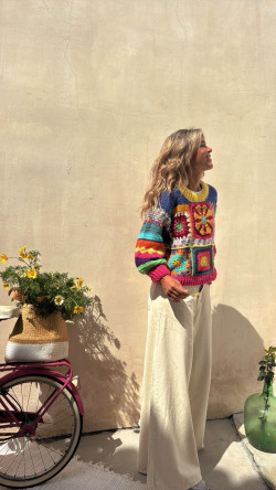 WAVE hueso, pantalón vaquero