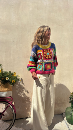 WAVE hueso, pantalón vaquero