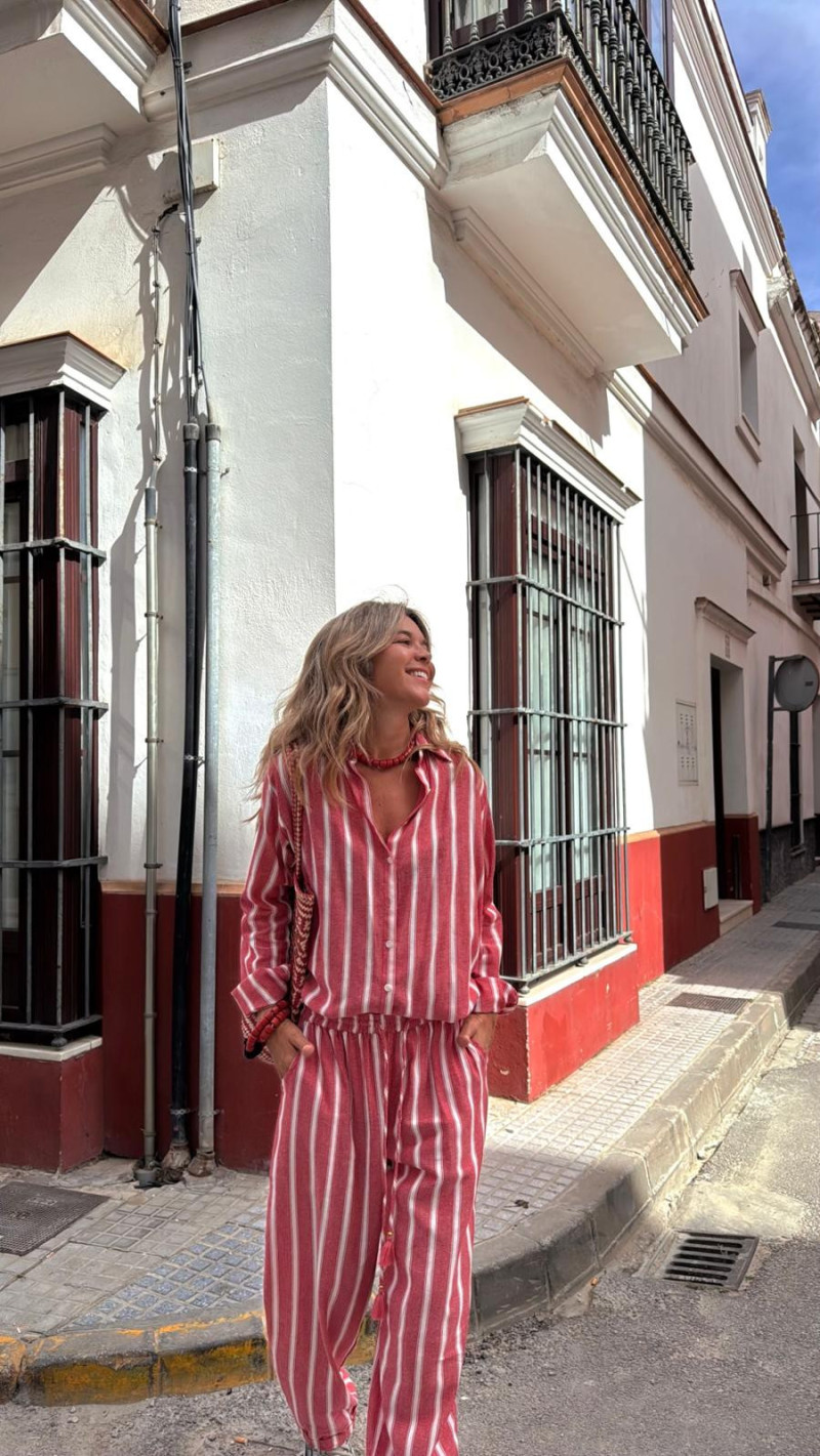 NAVARIDA rojo/blanco, blusa