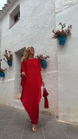 ABIEL rojo, mono largo