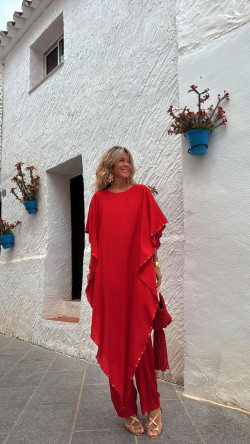 ABIEL rojo, mono largo