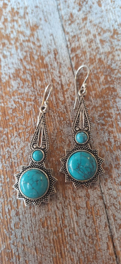 ANA plata, pendientes