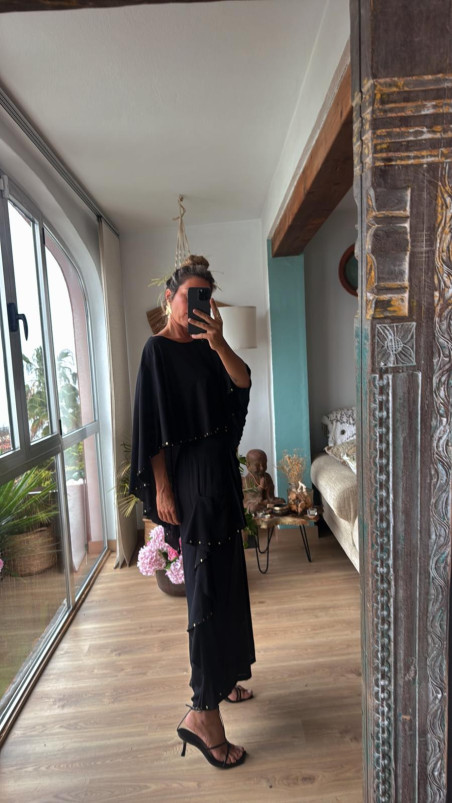 CUBERO negro, pantalón