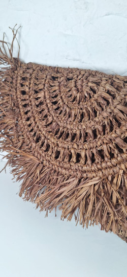 REPLY  marrón, bolso de rafia