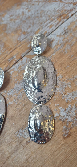 CHARMIN plata, pendientes