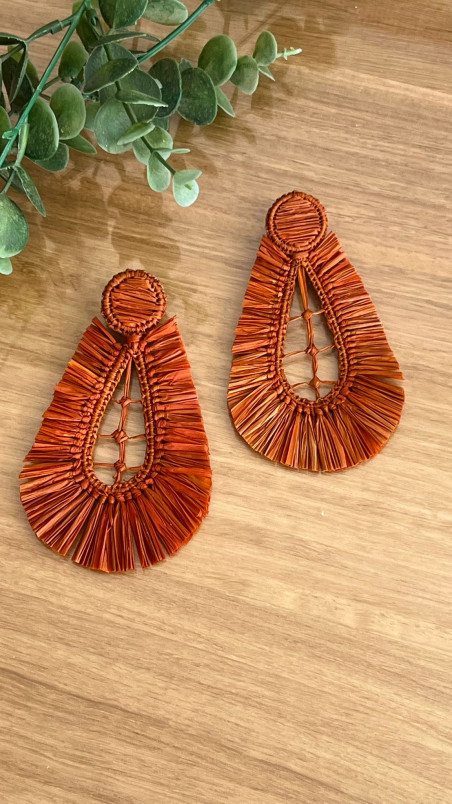 TUDELA cobrizo, pendientes