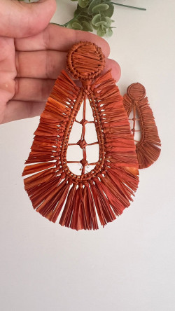 TUDELA cobrizo, pendientes