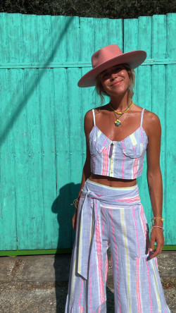 EBRO rayas/blanco, top