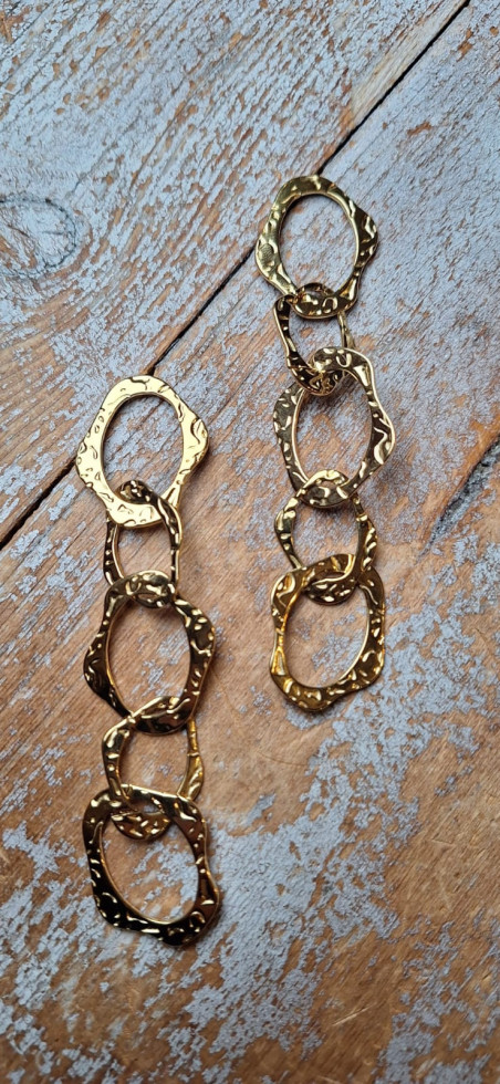 MISTER PENDIENTES DORADOS