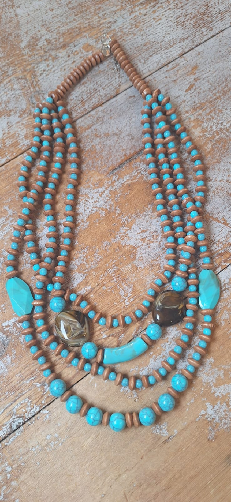 BLUR turquesa, collar