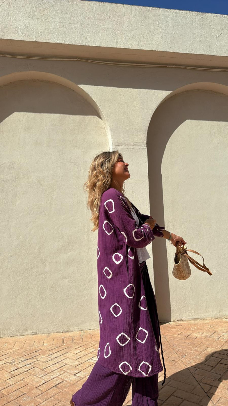 SANTINA morada, chaqueta