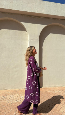 SANTINA morada, chaqueta