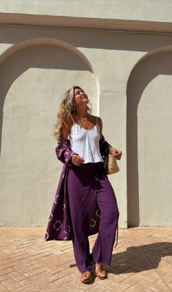 SANTINA morada, chaqueta