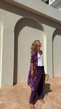 SANTINA morada, chaqueta