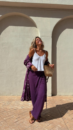 SANTINA morada, chaqueta