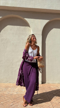 SANTINA morada, chaqueta