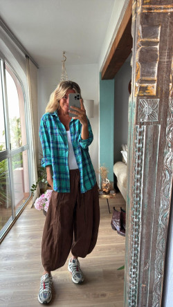 GIOYA marrón, pantalon