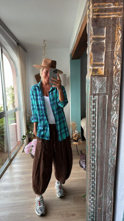 GIOYA marrón, pantalon