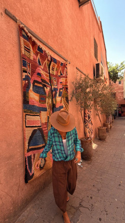 GIOYA marrón, pantalon