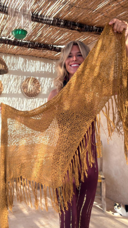 MARIAS mostaza, pañoleta