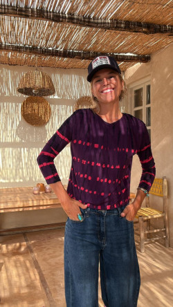 CRIS morado/fucsia, top