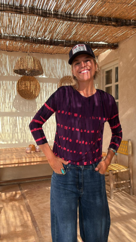 CRIS morado/fucsia, top