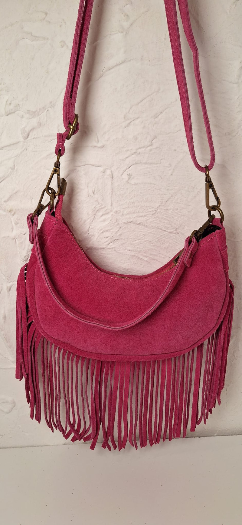 NATALY rosa, bolso ante