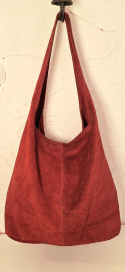 MORANTE burdeos, bolso ante