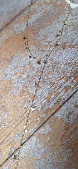 MEGAN , gargantilla dorada