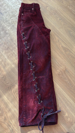 LEONARDO pantalón burdeos