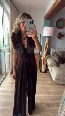 DESTINITY mono, chocolate terciopelo DRESS CODE