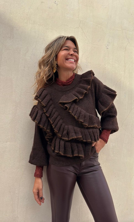 MINOR jersey, chocolate