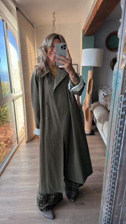 KALY gabardina, kaki